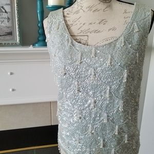 Vintage beaded top